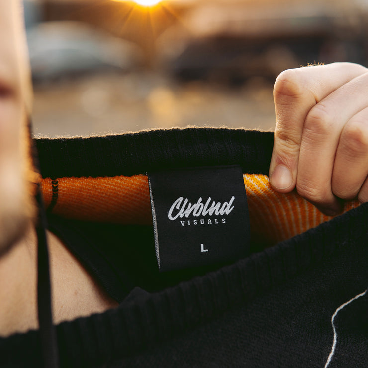 Forellenbande Strick-Sweater